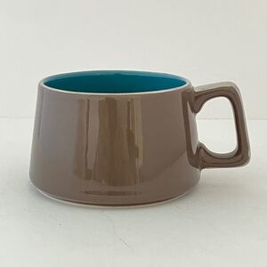 Replacement Cup for Classic Coffee & Tea Tower Tea Set, Brown/Teal NEW